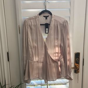 Banana Republic Peplum Wrap Top NWT
